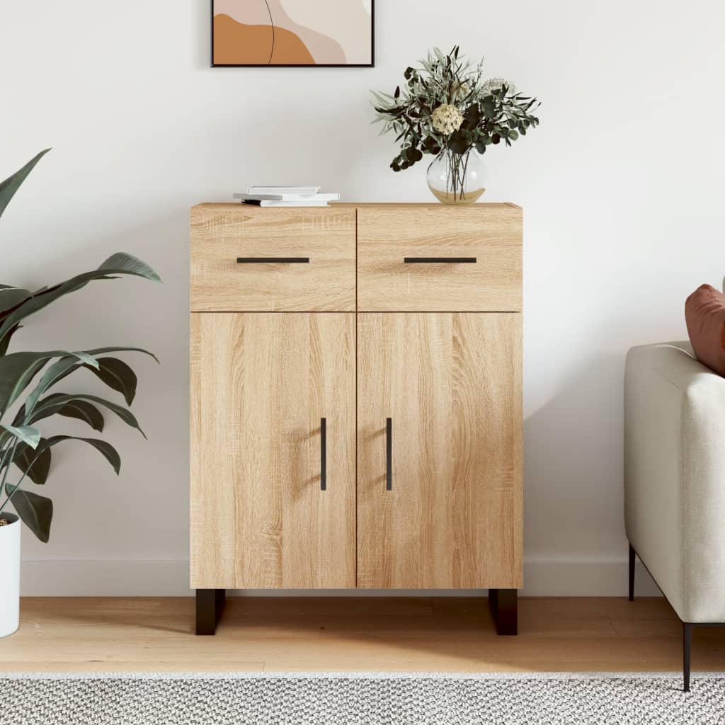 Sideboard Sonoma Oak 69.5x34x90 cm Engineered Wood