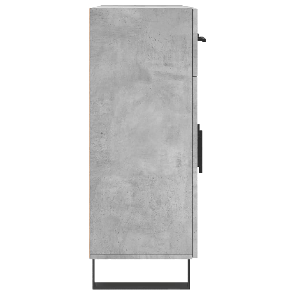 Sideboard Concrete Grey 69.5x34x90 cm Engineered Wood