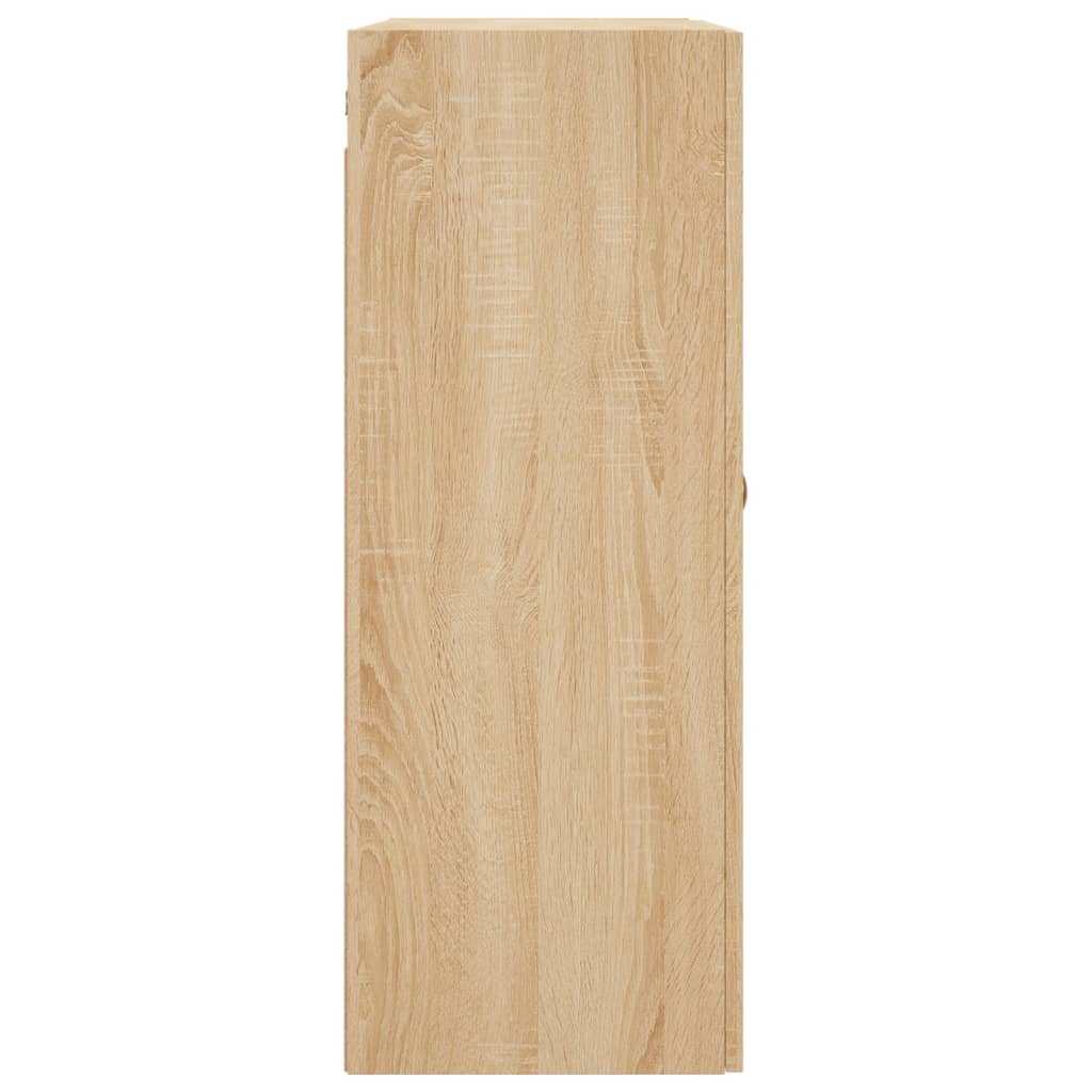 Wall Mounted Cabinet Sonoma Oak 69.5x34x90 cm