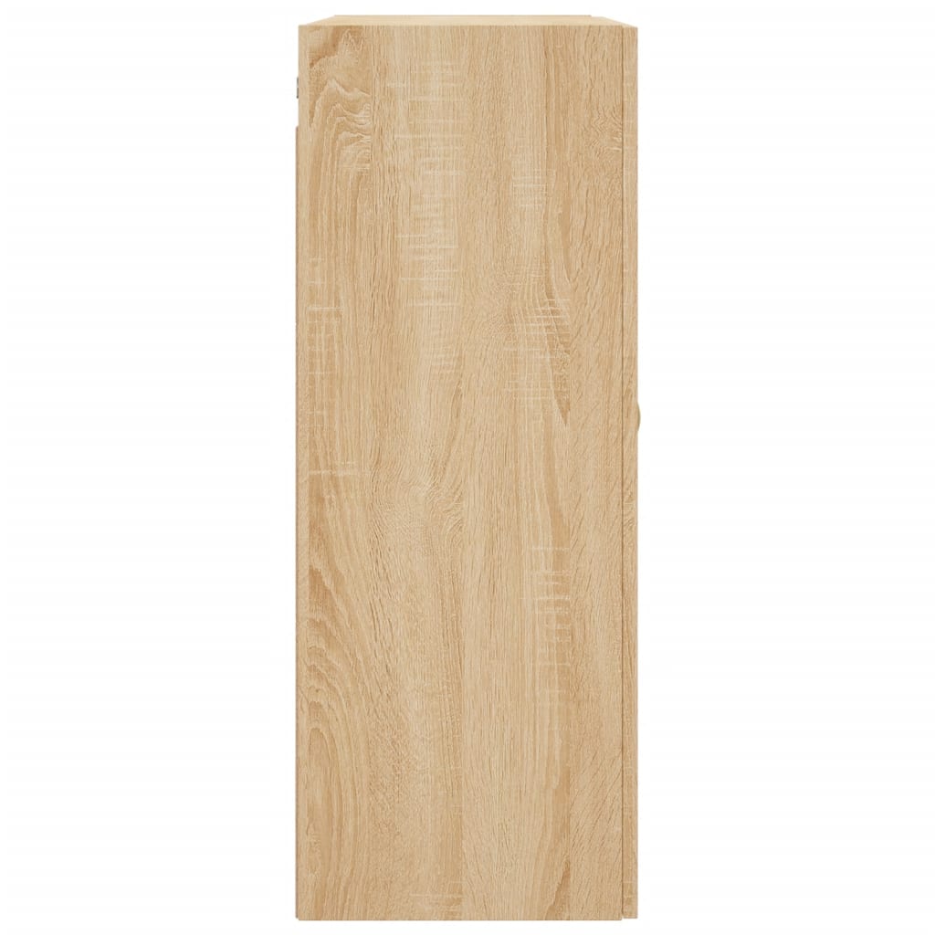 Wall Mounted Cabinet Sonoma Oak 69.5x34x90 cm