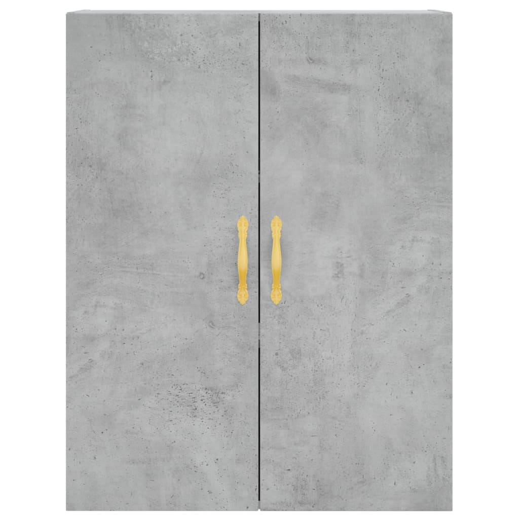 Wall Mounted Cabinet Concrete Grey 69.5x34x90 cm