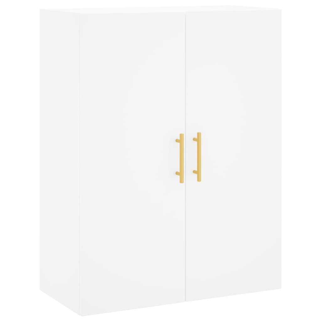 Wall Mounted Cabinet White 69.5x34x90 cm