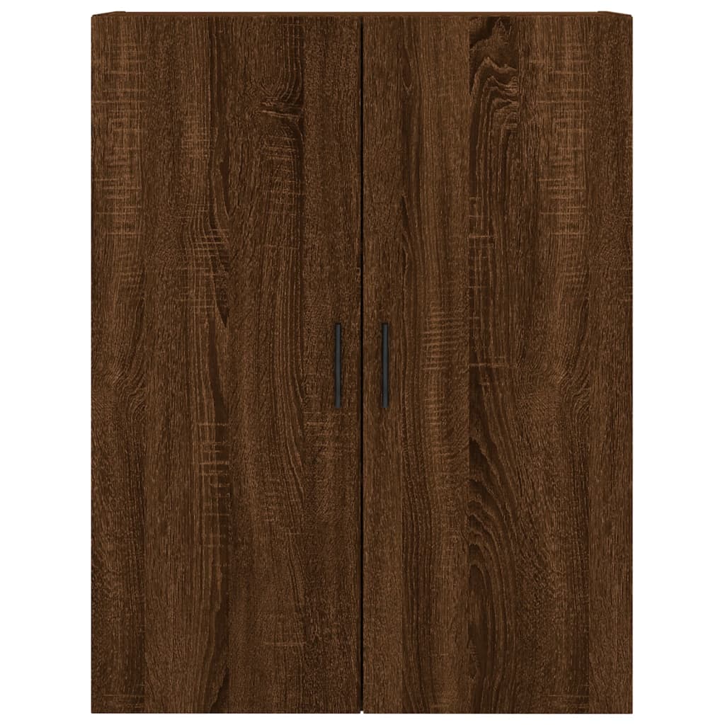 Wall Mounted Cabinet Brown Oak 69.5x34x90 cm