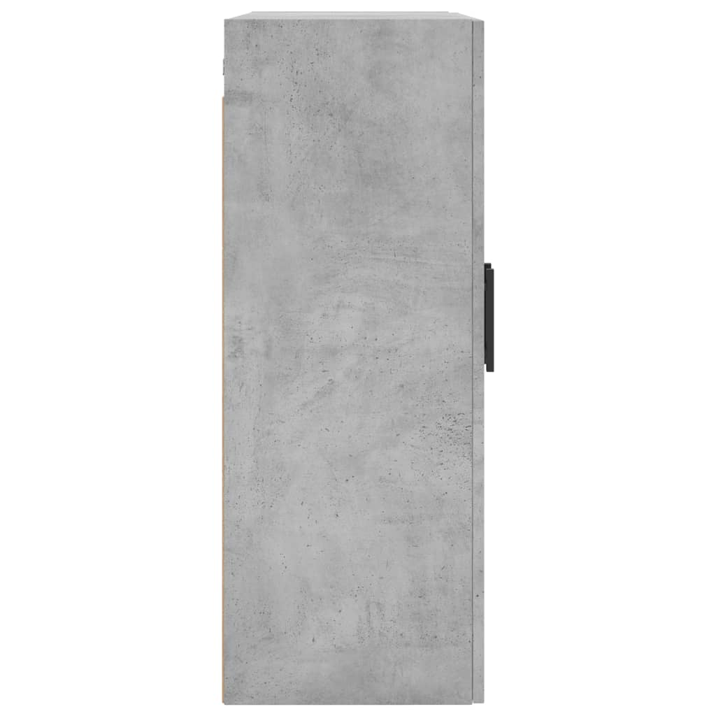 Wall Mounted Cabinet Concrete Grey 69.5x34x90 cm