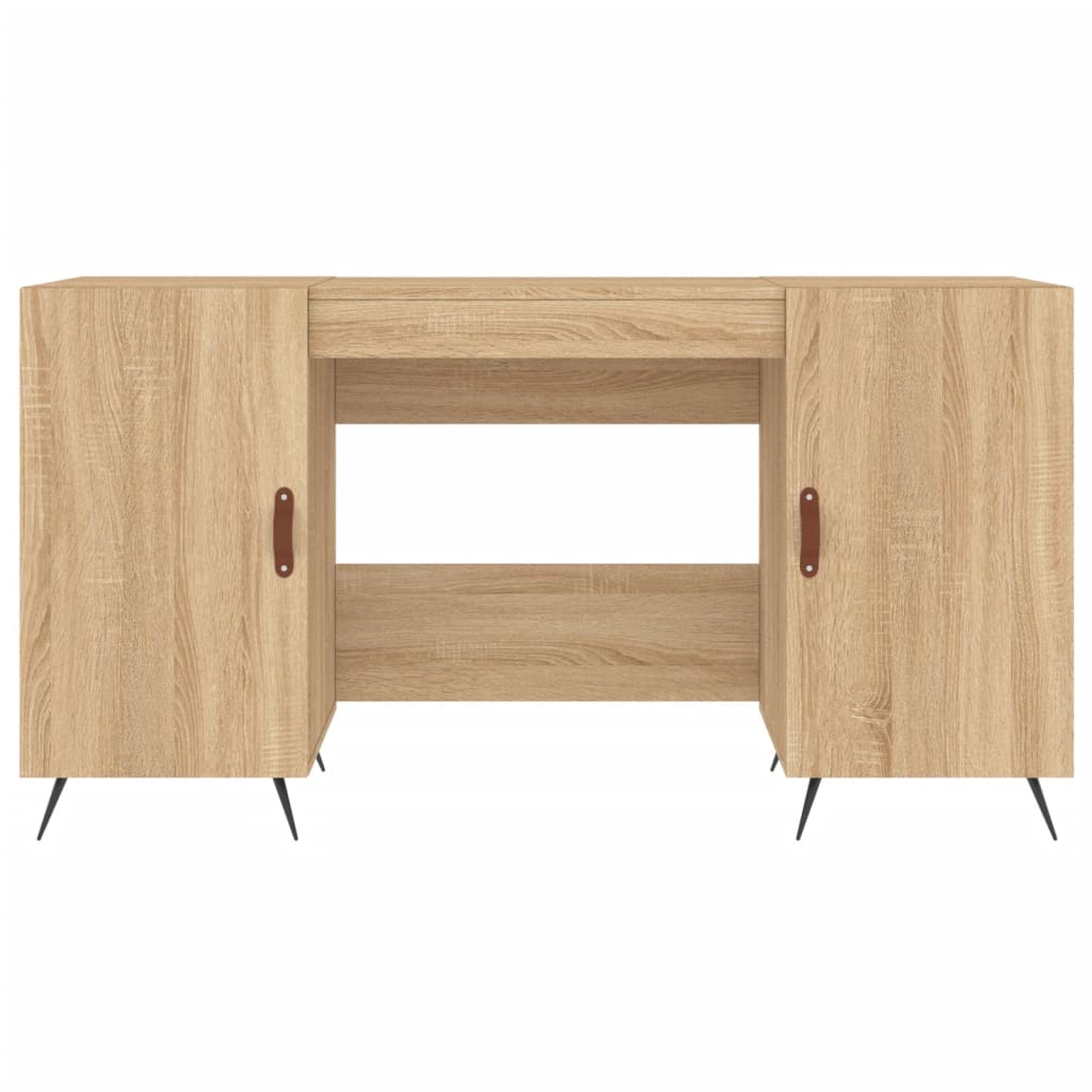Desk Sonoma Oak 140x50x75 cm Engineered Wood
