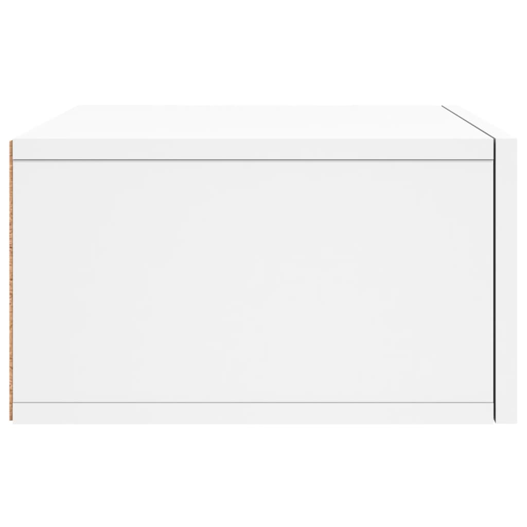Wall-mounted Bedside Cabinet White 35x35x20 cm