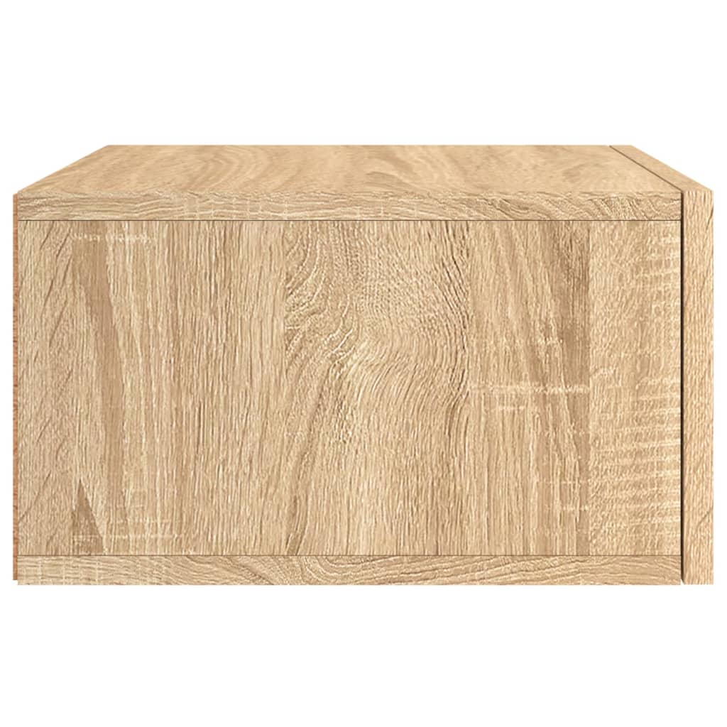 Wall-mounted Bedside Cabinet Sonoma Oak 35x35x20 cm