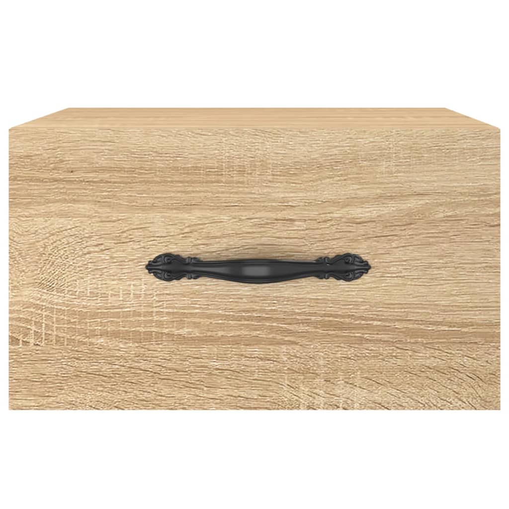 Wall-mounted Bedside Cabinet Sonoma Oak 35x35x20 cm