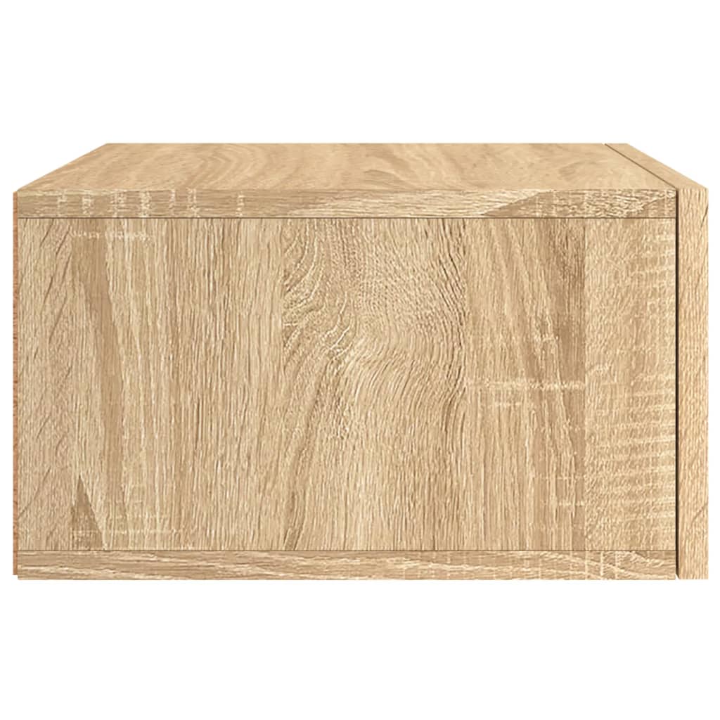 Wall-mounted Bedside Cabinet Sonoma Oak 35x35x20 cm