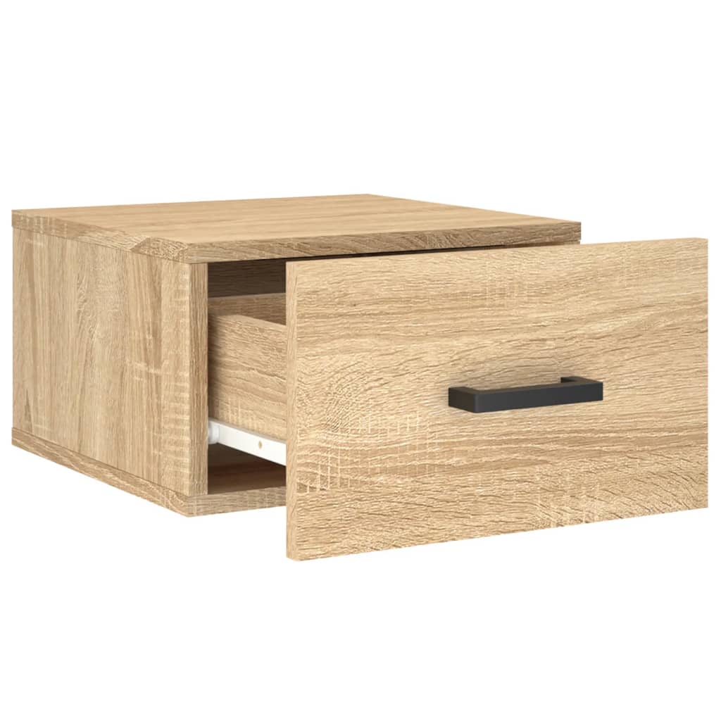 Wall-mounted Bedside Cabinet Sonoma Oak 35x35x20 cm