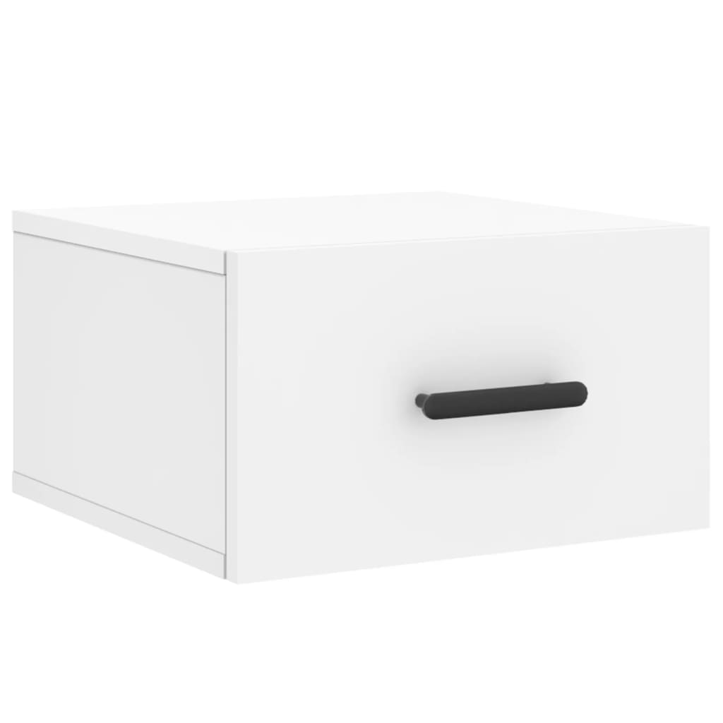 Wall-mounted Bedside Cabinet White 35x35x20 cm
