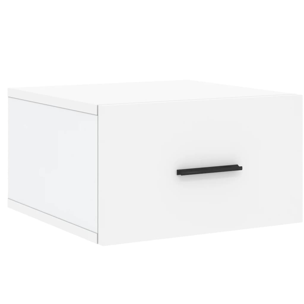 Wall-mounted Bedside Cabinets 2 pcs White 35x35x20 cm
