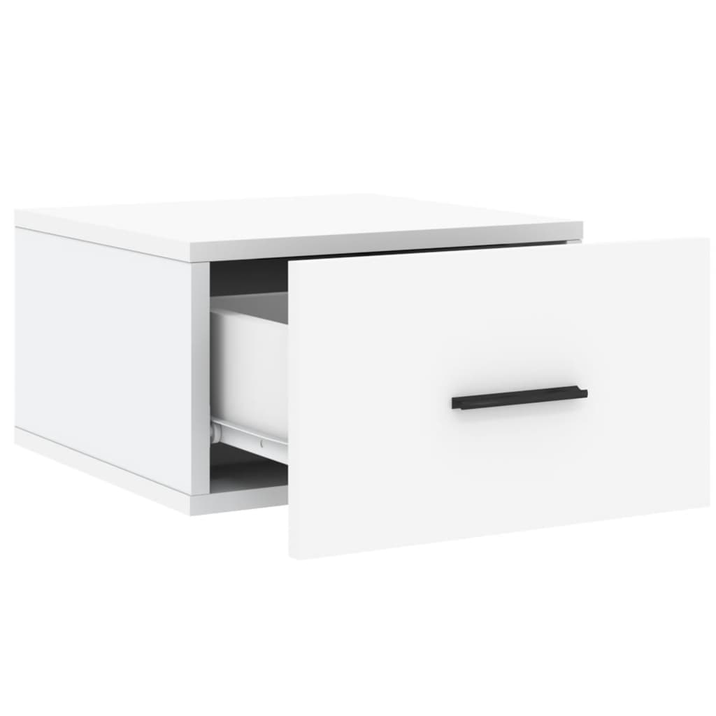 Wall-mounted Bedside Cabinets 2 pcs White 35x35x20 cm