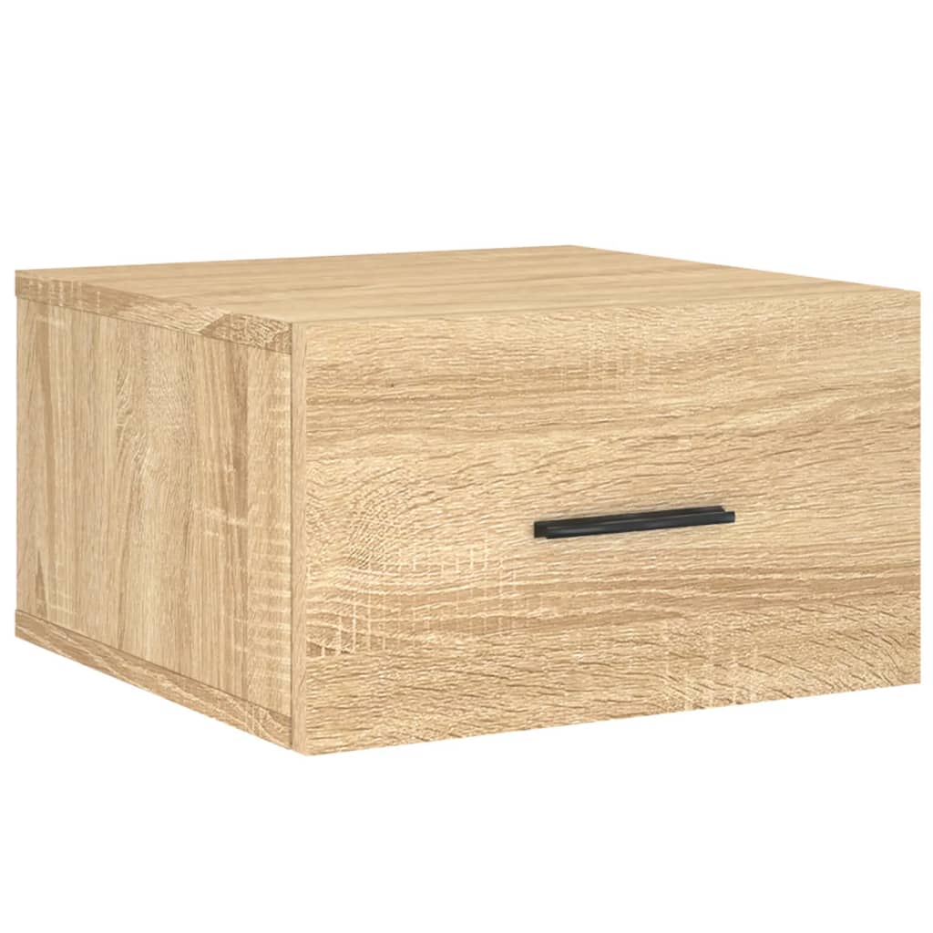 Wall-mounted Bedside Cabinet Sonoma Oak 35x35x20 cm