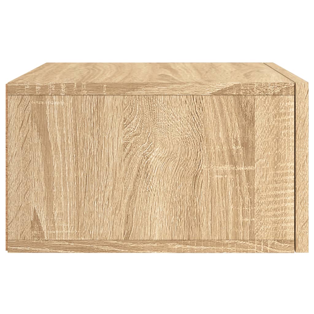 Wall-mounted Bedside Cabinet Sonoma Oak 35x35x20 cm