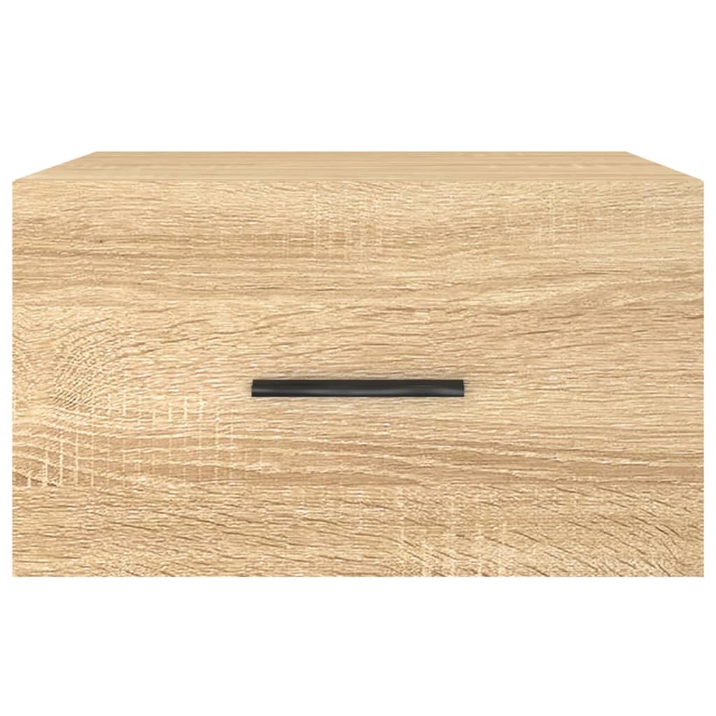 Wall-mounted Bedside Cabinets 2 pcs Sonoma Oak 35x35x20 cm