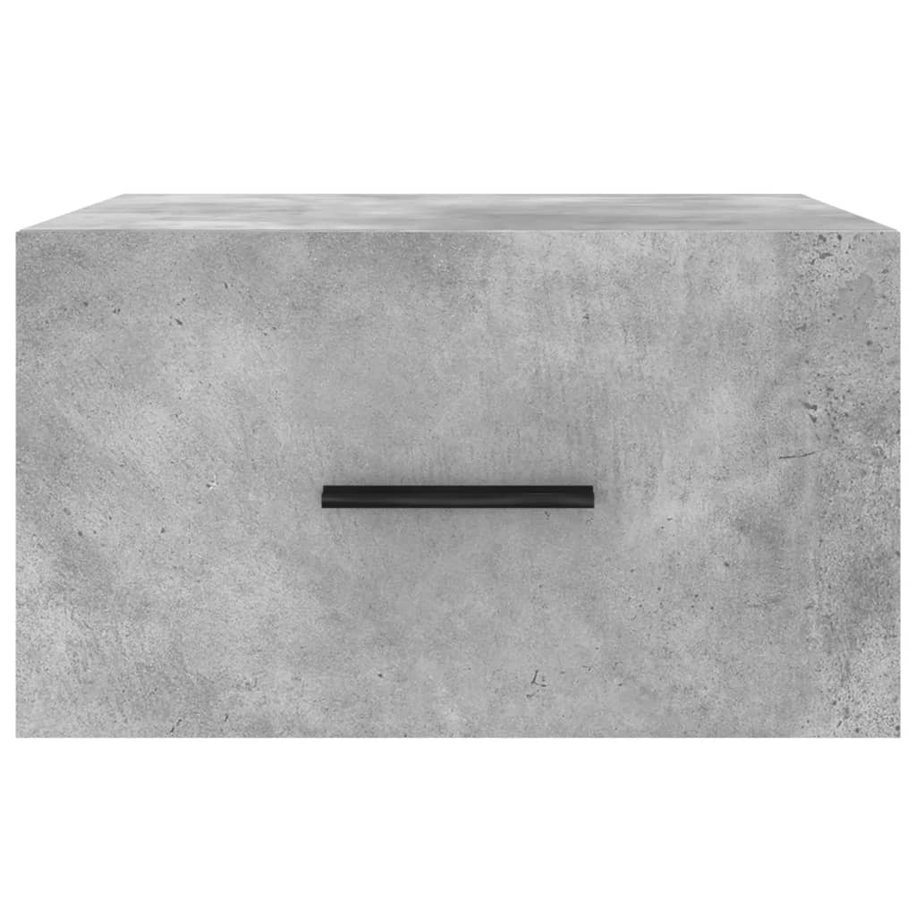 Wall-mounted Bedside Cabinets 2 pcs Concrete Grey 35x35x20 cm