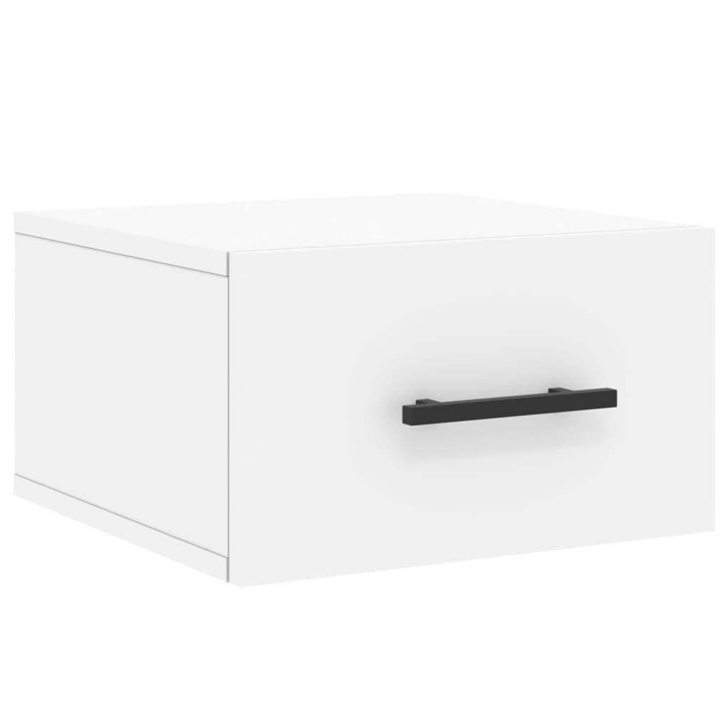 Wall-mounted Bedside Cabinet White 35x35x20 cm