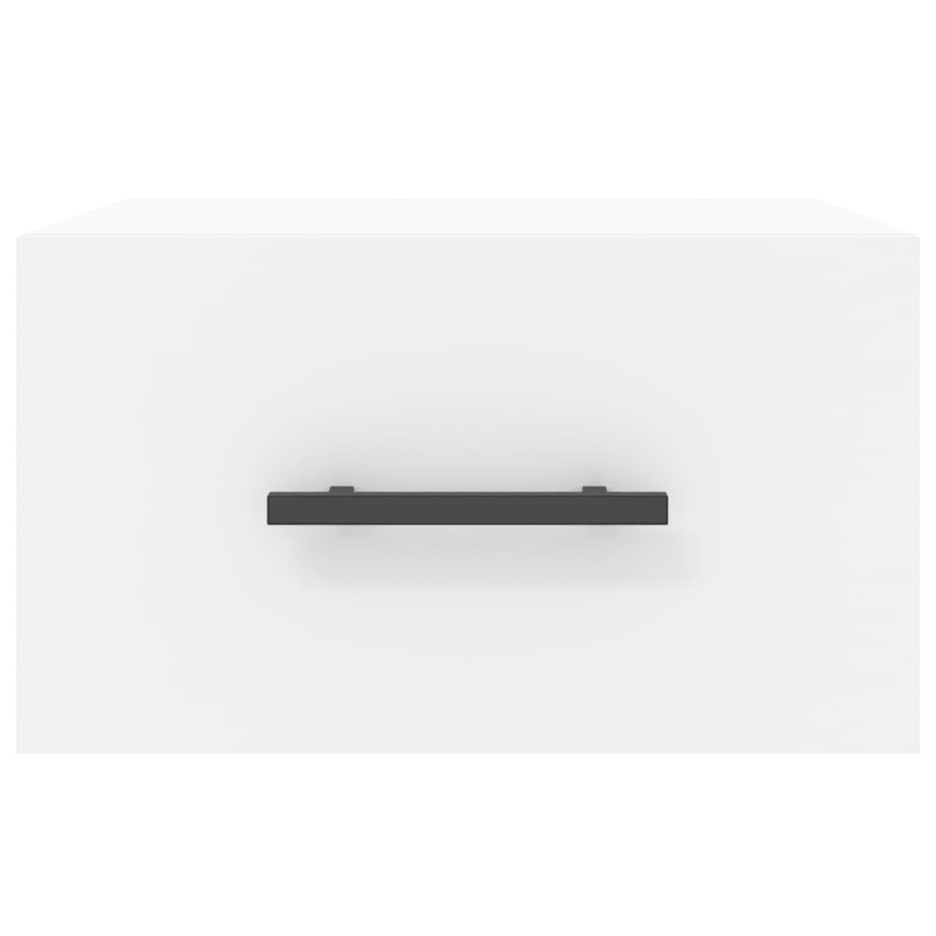 Wall-mounted Bedside Cabinet White 35x35x20 cm