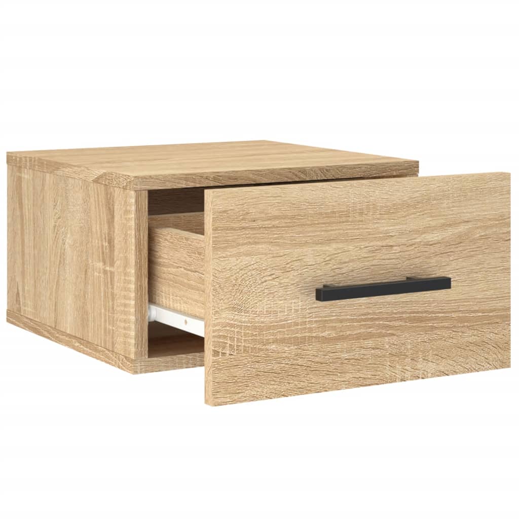Wall-mounted Bedside Cabinet Sonoma Oak 35x35x20 cm