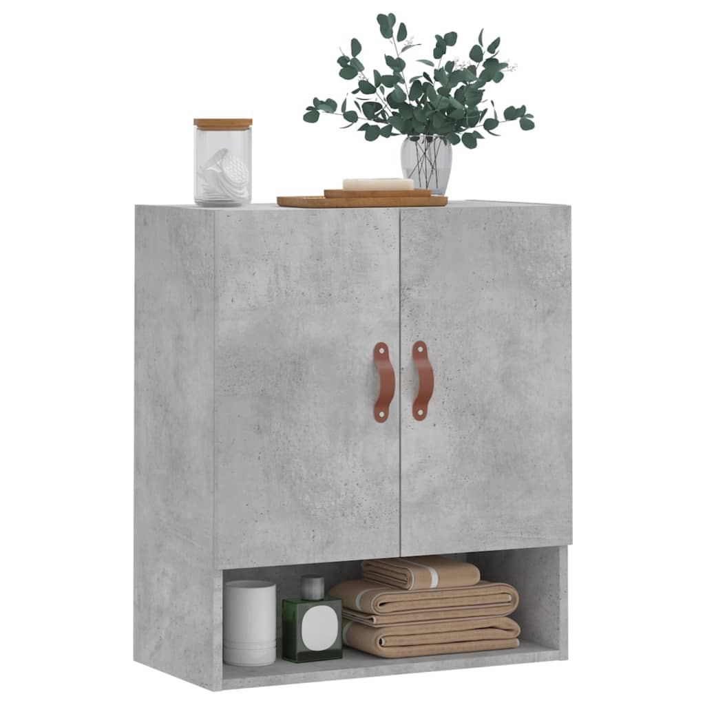 Wall Cabinet Concrete Grey 60x31x70 cm Engineered Wood