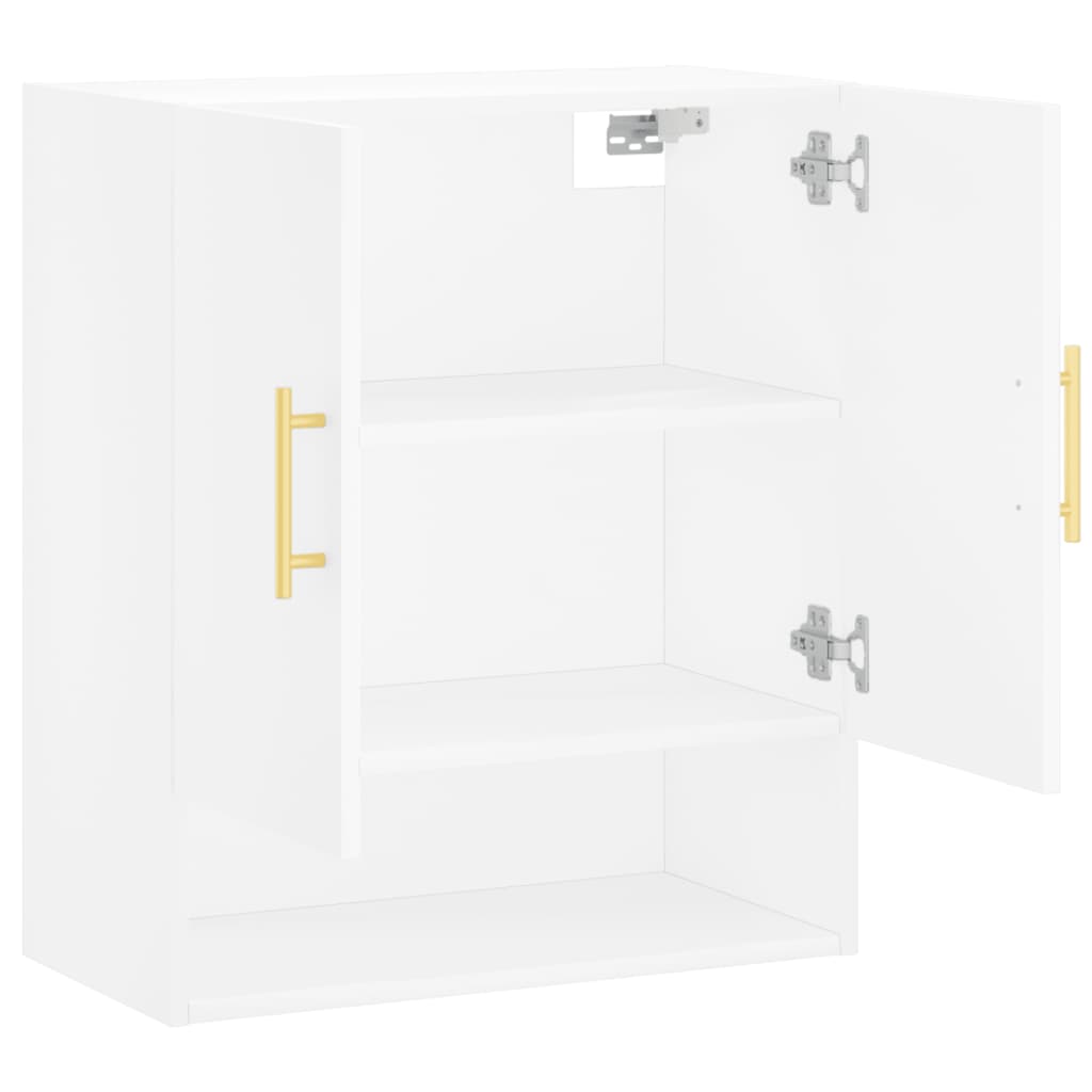 Wall Cabinet White 60x31x70 cm Engineered Wood