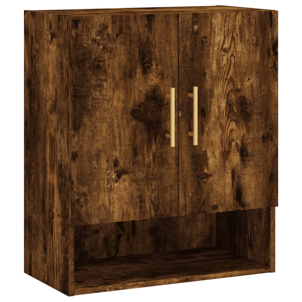 Wall Cabinet Smoked Oak 60x31x70 cm Engineered Wood