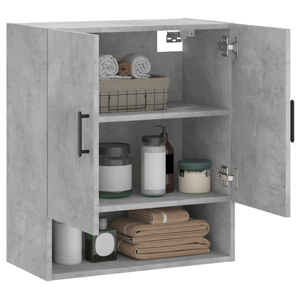 Wall Cabinet Concrete Grey 60x31x70 cm Engineered Wood