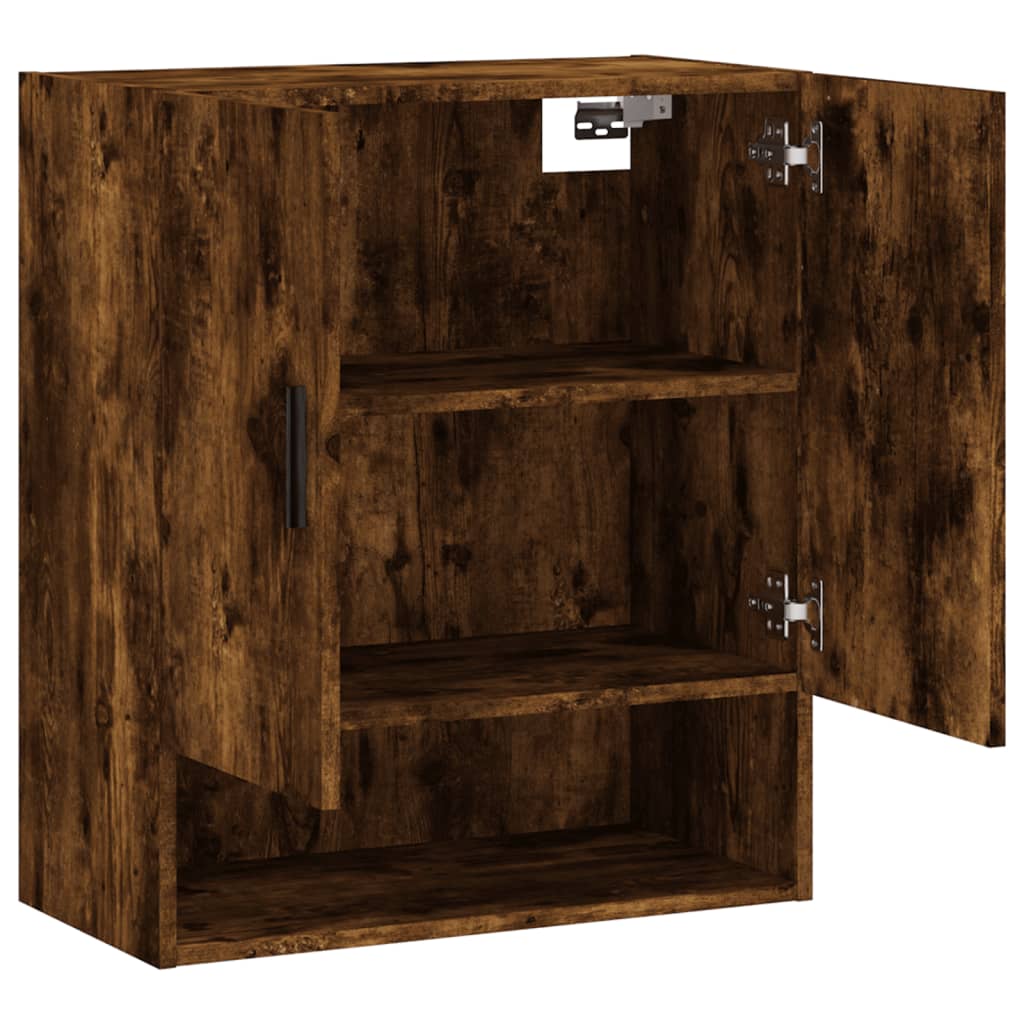 Wall Cabinet Smoked Oak 60x31x70 cm Engineered Wood