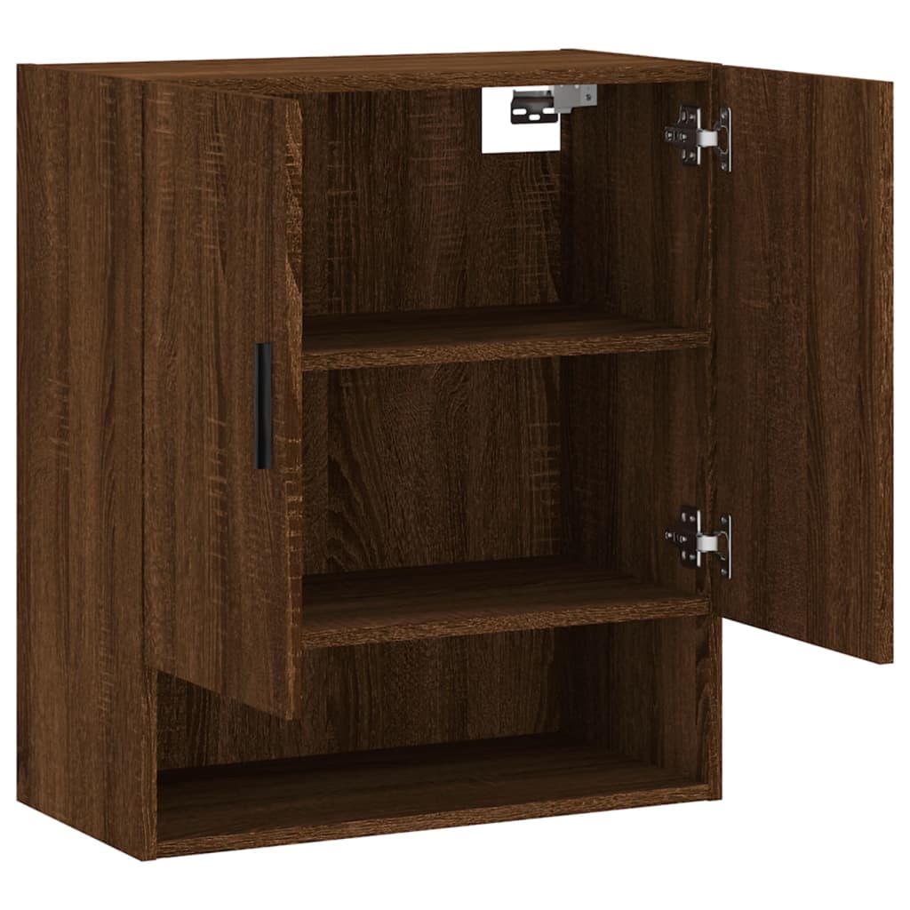 Wall Cabinet Brown Oak 60x31x70 cm Engineered Wood