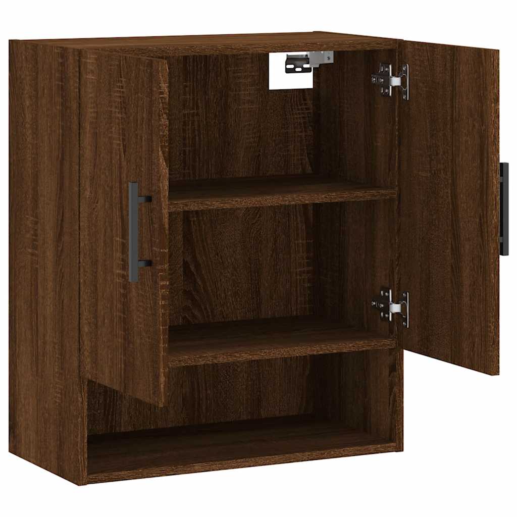 Wall Cabinet Brown Oak 60x31x70 cm Engineered Wood