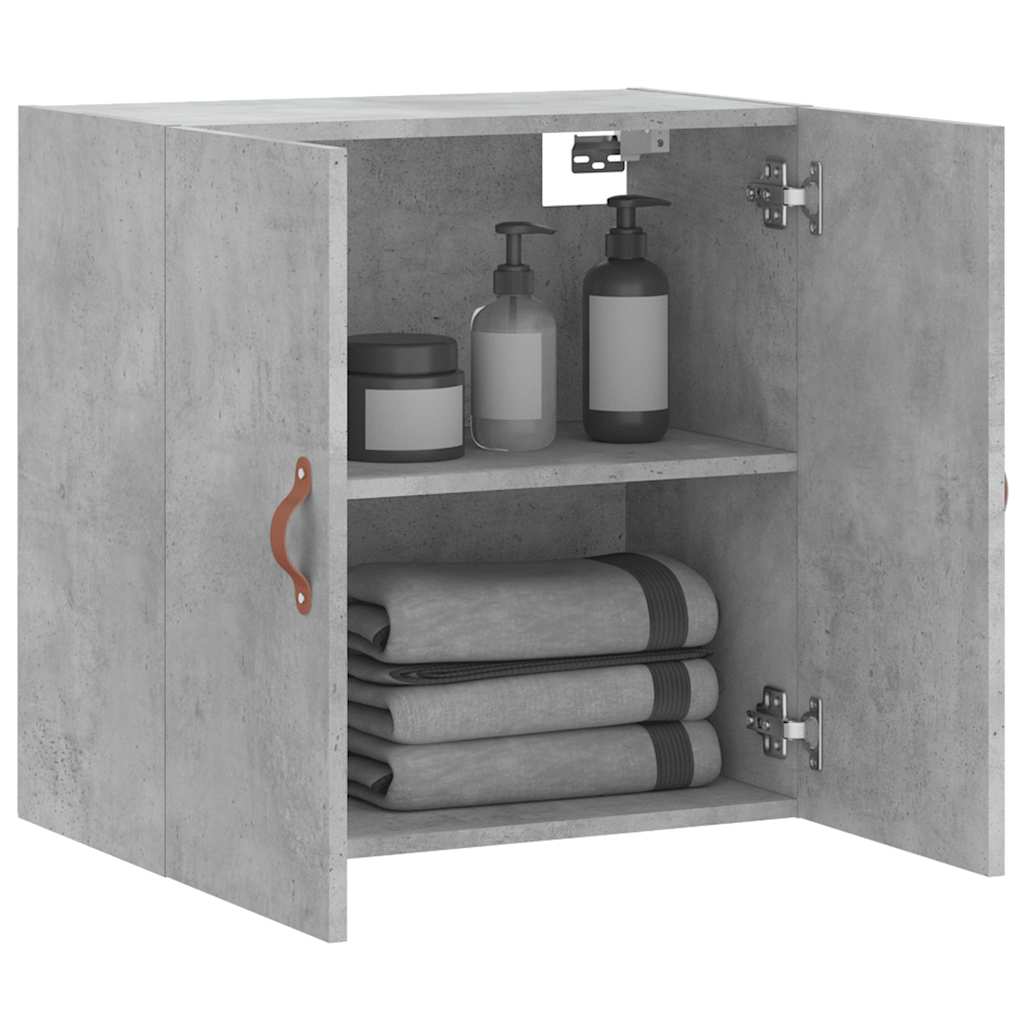 Wall Cabinet Concrete Grey 60x31x60 cm Engineered Wood