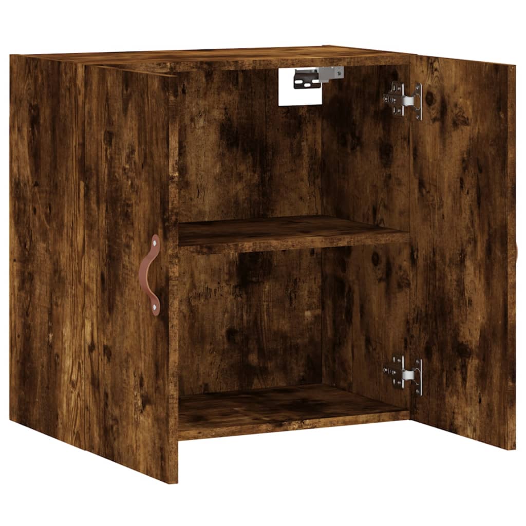 Wall Cabinet Smoked Oak 60x31x60 cm Engineered Wood