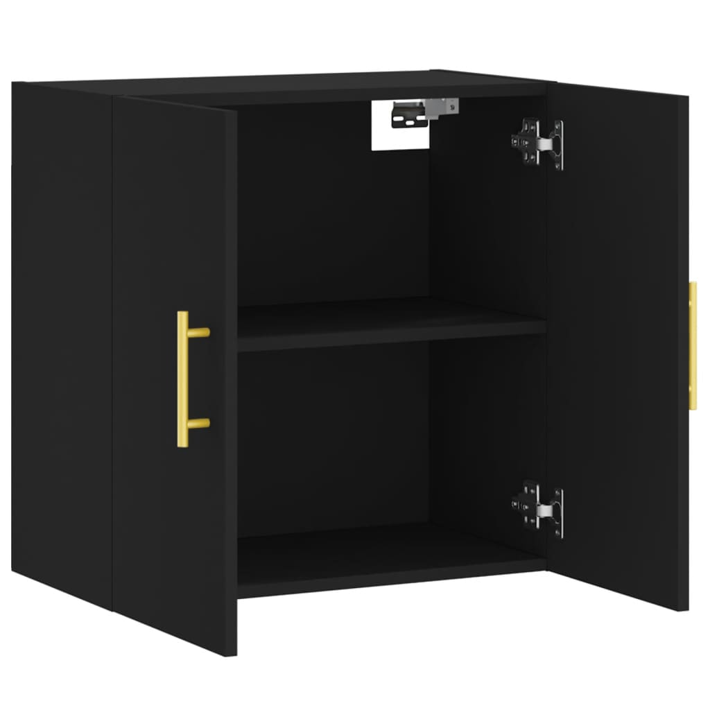 Wall Cabinet Black 60x31x60 cm Engineered Wood
