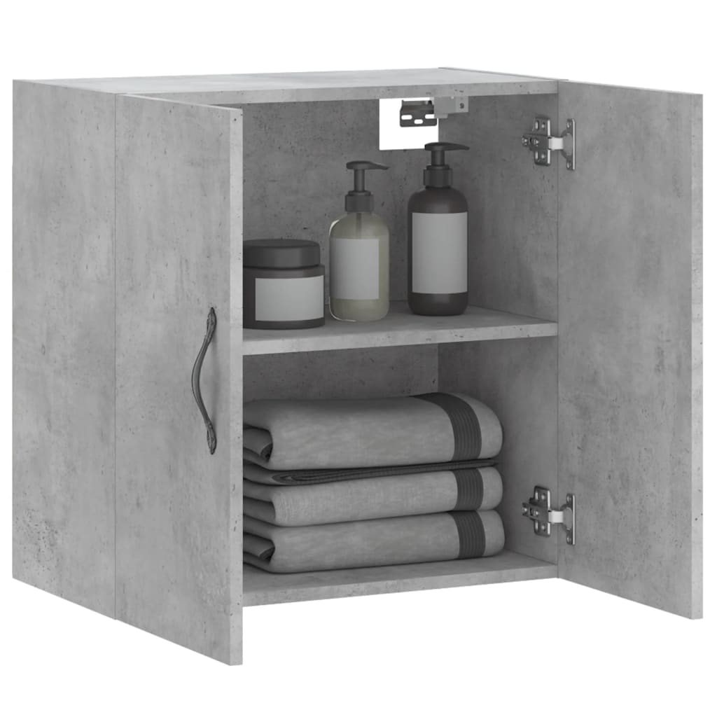 Wall Cabinet Concrete Grey 60x31x60 cm Engineered Wood