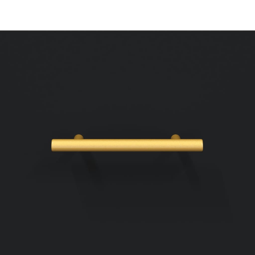 Wall Cabinet Black 60x36.5x35 cm Engineered Wood