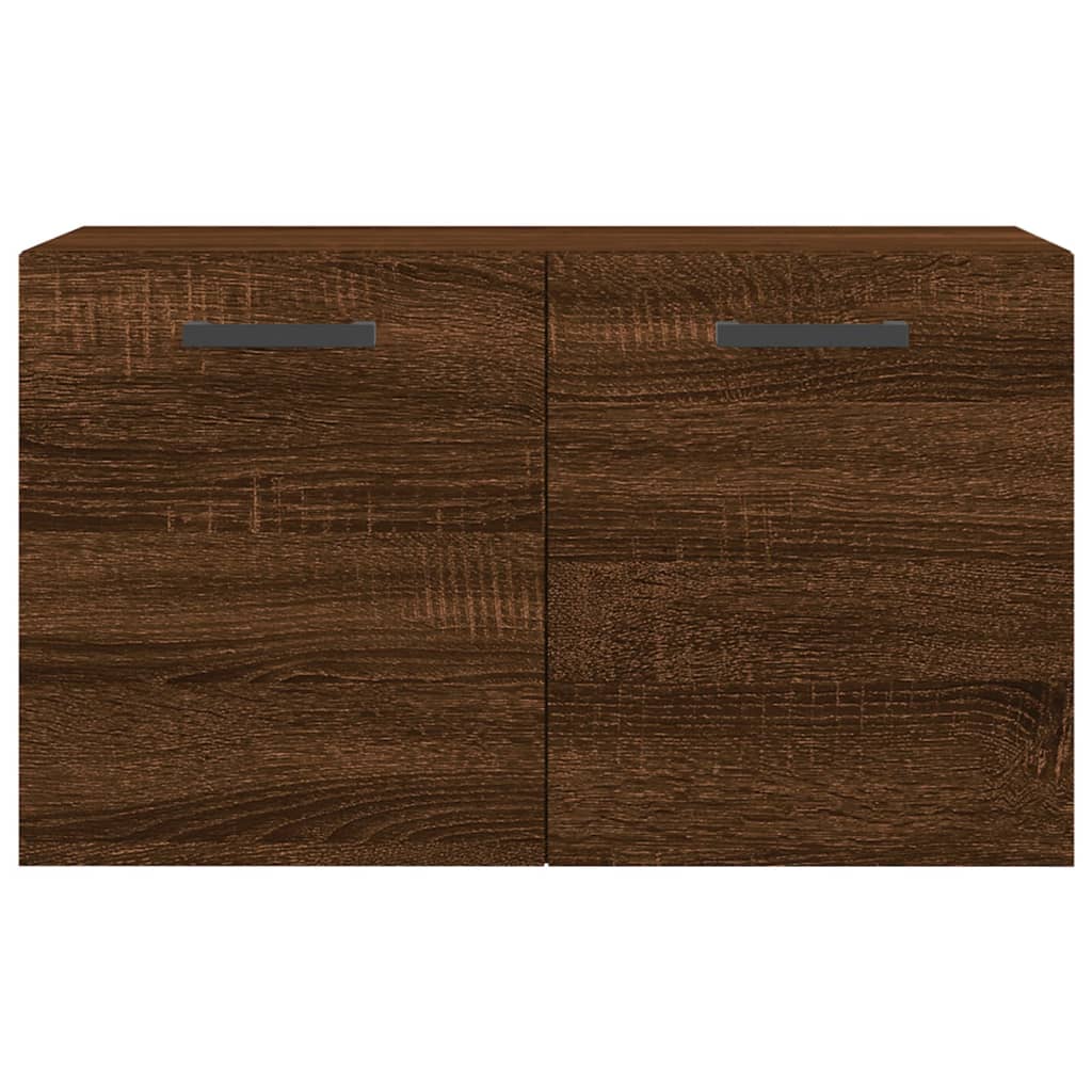 Wall Cabinet Brown Oak 60x36.5x35 cm Engineered Wood