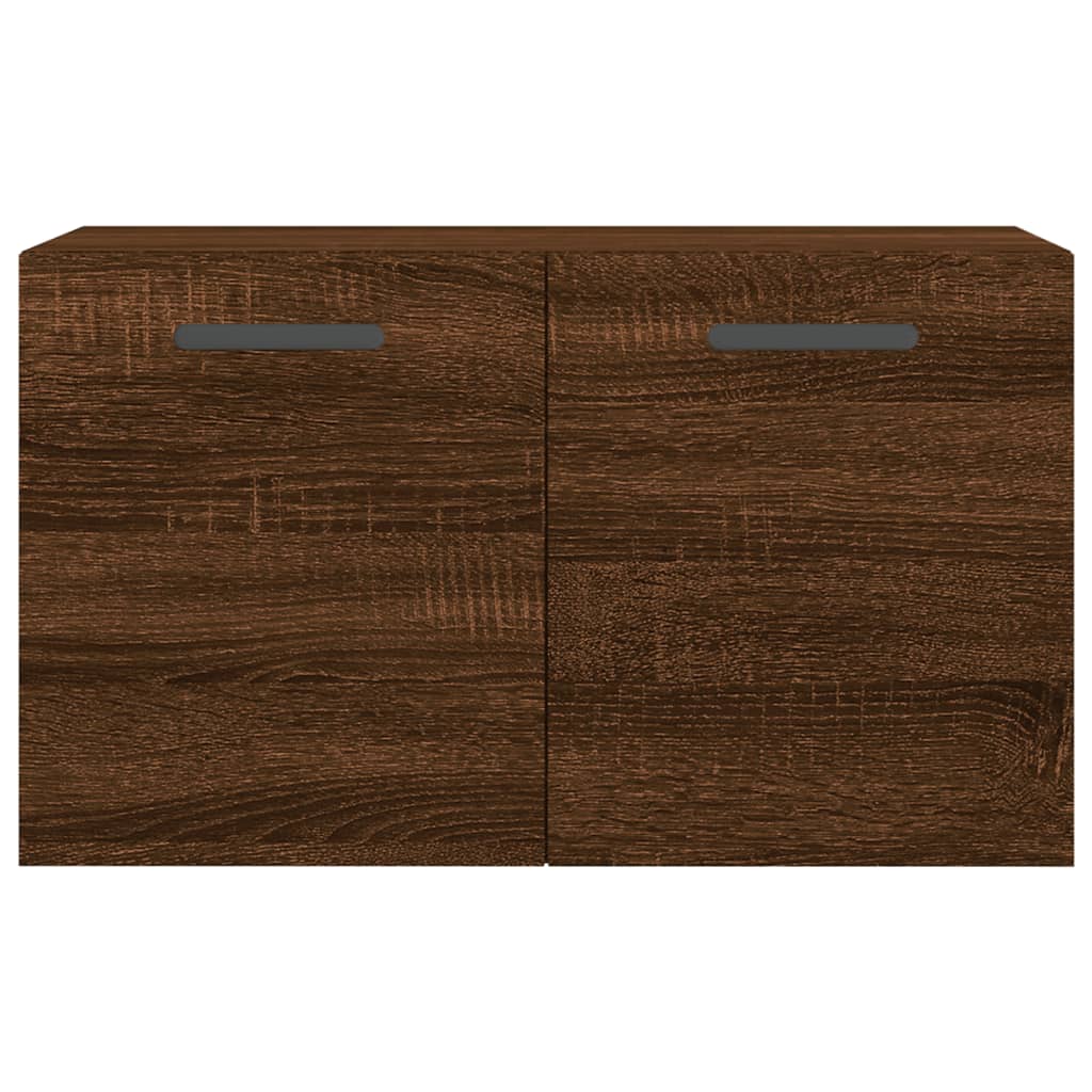 Wall Cabinet Brown Oak 60x36.5x35 cm Engineered Wood