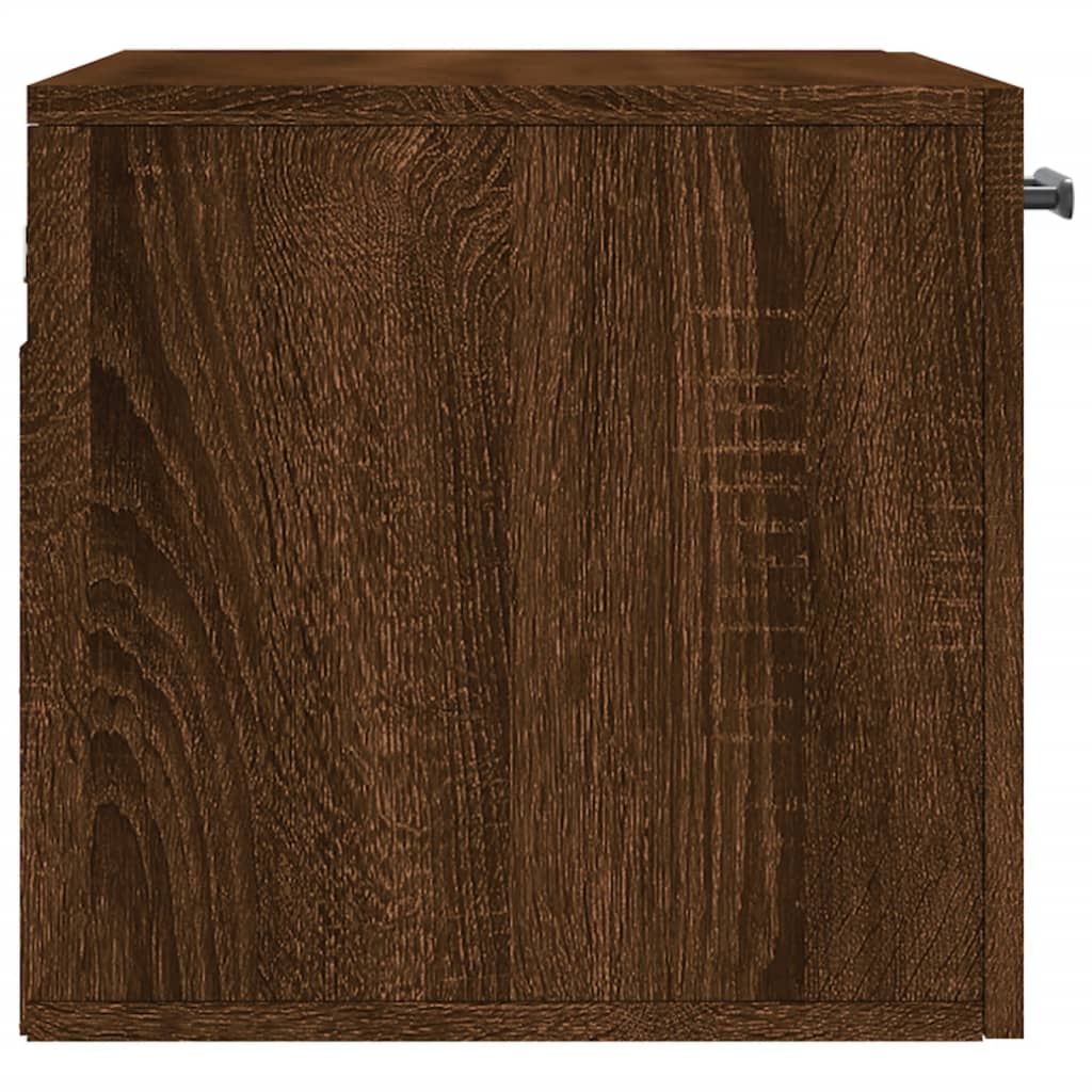Wall Cabinet Brown Oak 60x36.5x35 cm Engineered Wood