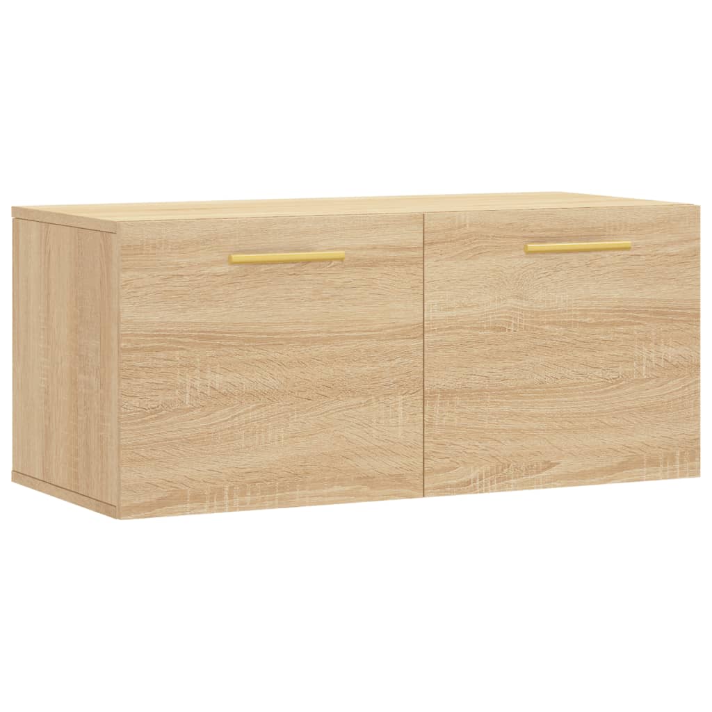Wall Cabinet Sonoma Oak 80x36.5x35 cm Engineered Wood