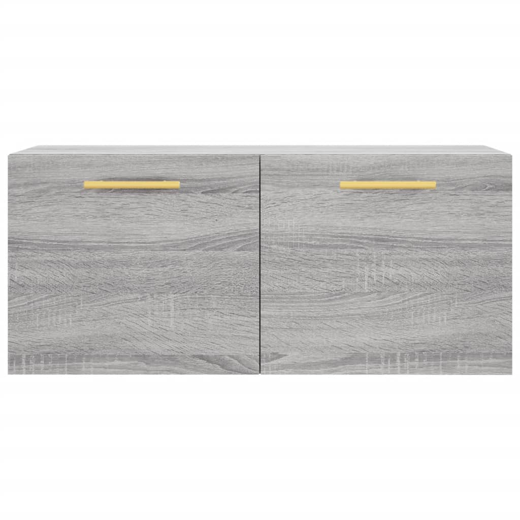Wall Cabinet Grey Sonoma 80x36.5x35 cm Engineered Wood