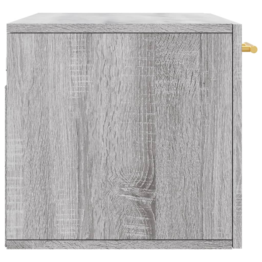 Wall Cabinet Grey Sonoma 80x36.5x35 cm Engineered Wood