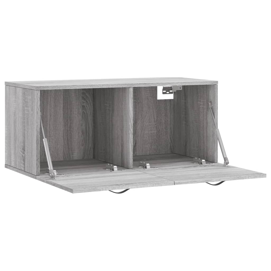 Wall Cabinet Grey Sonoma 80x36.5x35 cm Engineered Wood