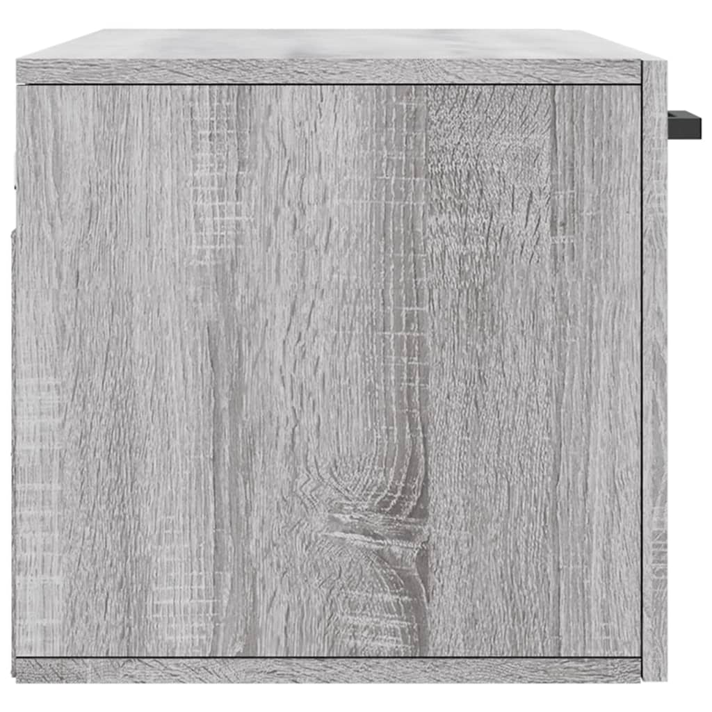 Wall Cabinet Grey Sonoma 80x36.5x35 cm Engineered Wood