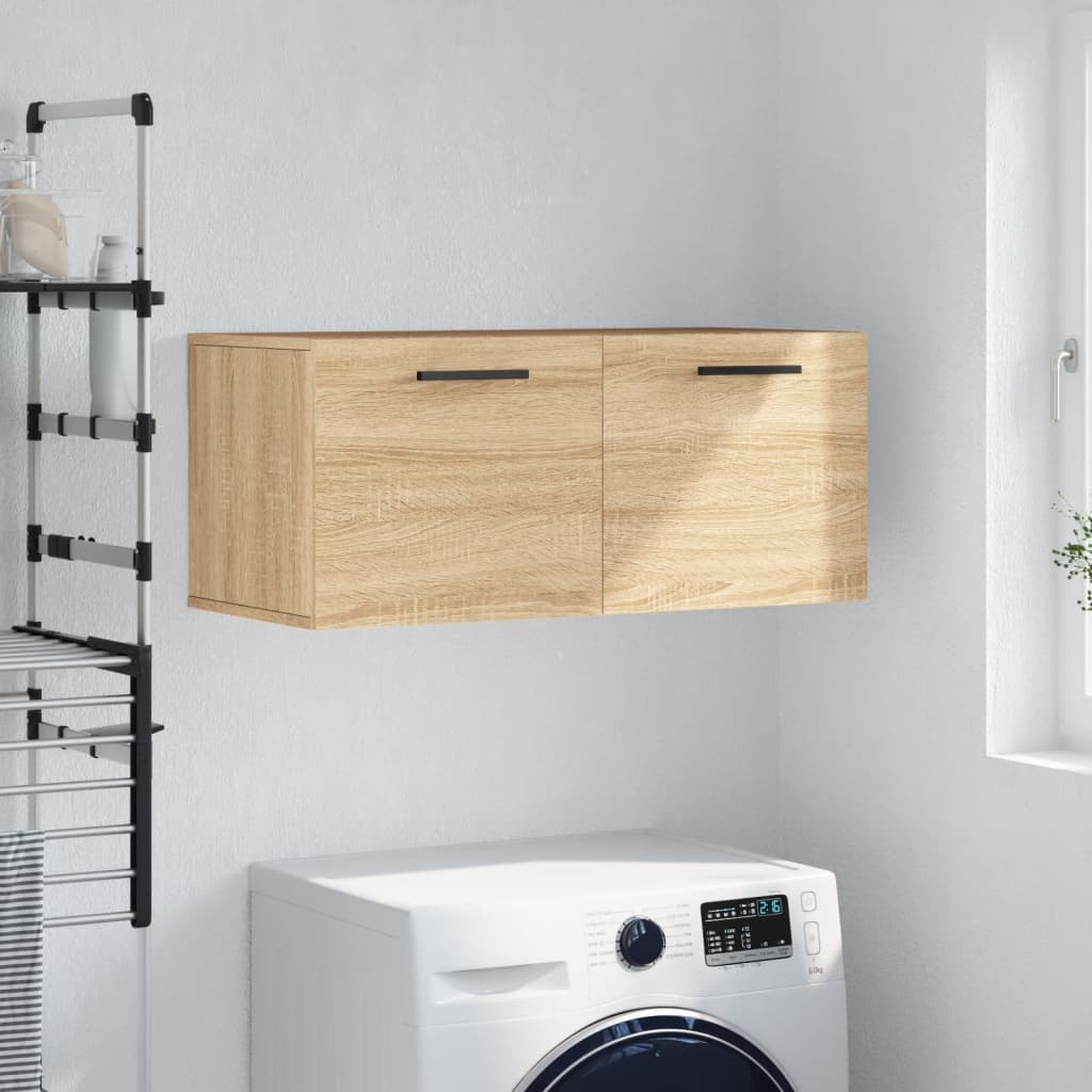 Wall Cabinet Sonoma Oak 80x36.5x35 cm Engineered Wood