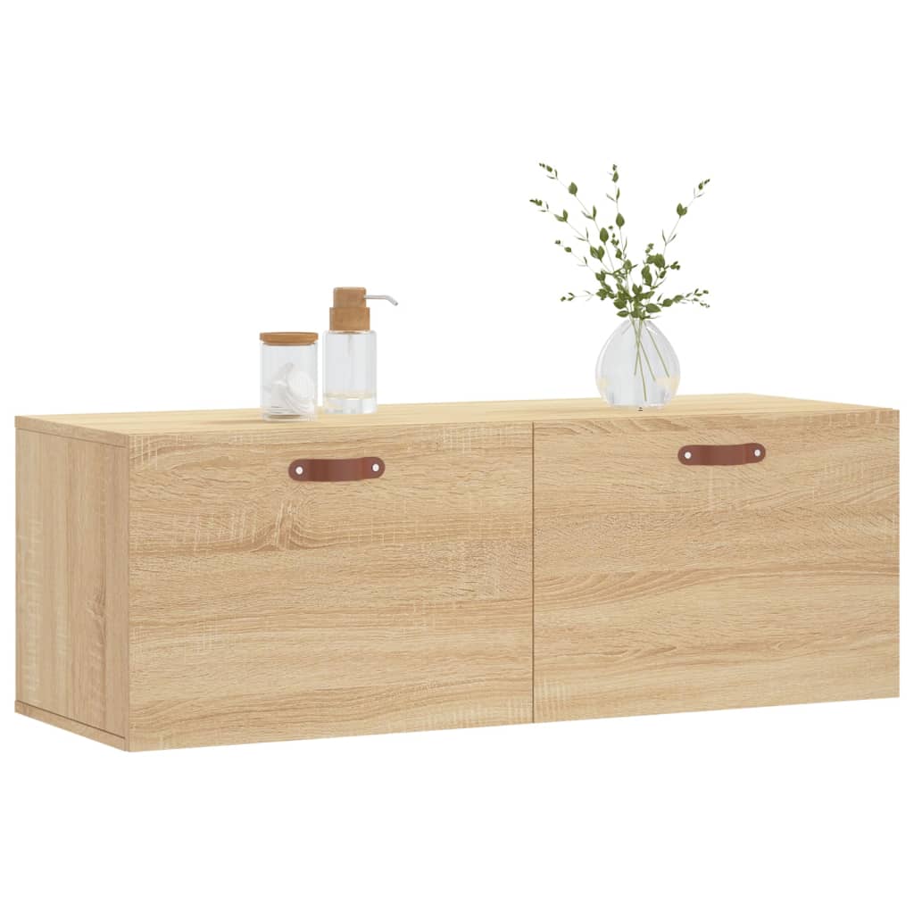Wall Cabinet Sonoma Oak 100x36.5x35 cm Engineered Wood