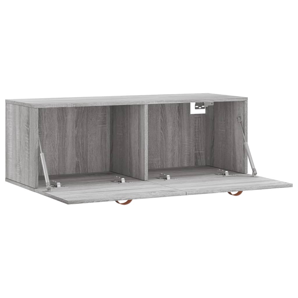 Wall Cabinet Grey Sonoma 100x36.5x35 cm Engineered Wood