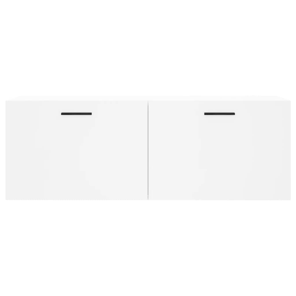 Wall Cabinet White 100x36.5x35 cm Engineered Wood
