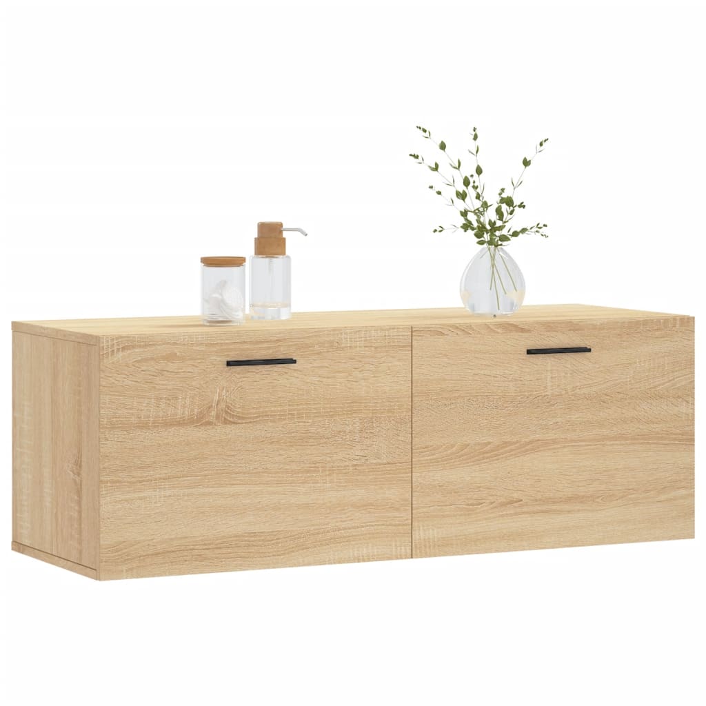 Wall Cabinet Sonoma Oak 100x36.5x35 cm Engineered Wood