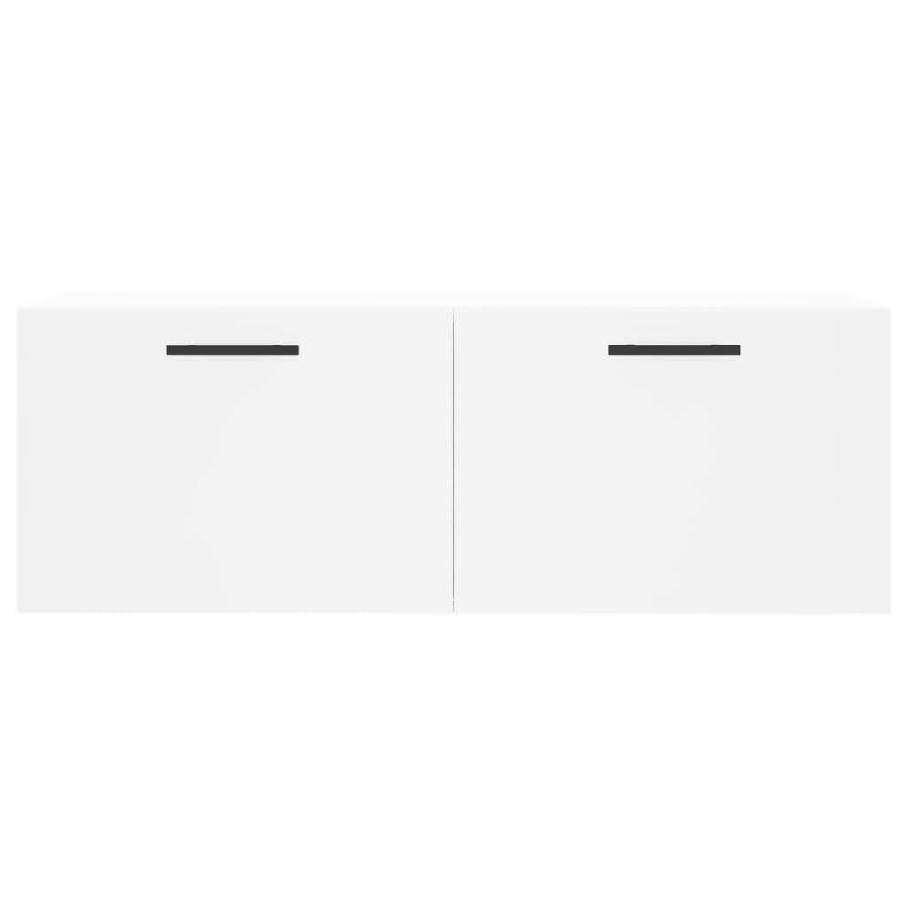 Wall Cabinet White 100x36.5x35 cm Engineered Wood